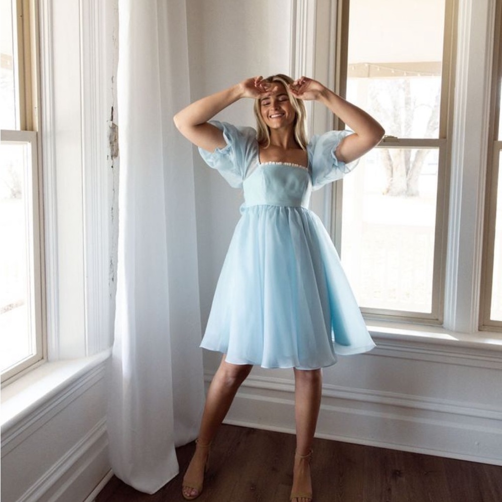 Poppy Dress by Ava Gowns - Pastel Blue